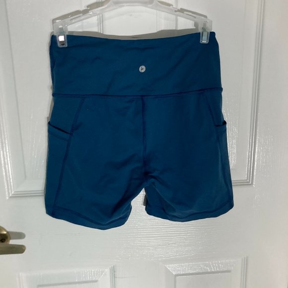 SOLD - 90 Degree women's blue biking shorts - size small - Picture 2 of 4